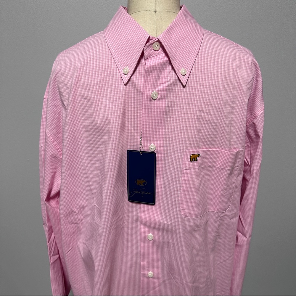 *NWT* Men's Jack Nicklaus LS Button Down Shirt, Size M